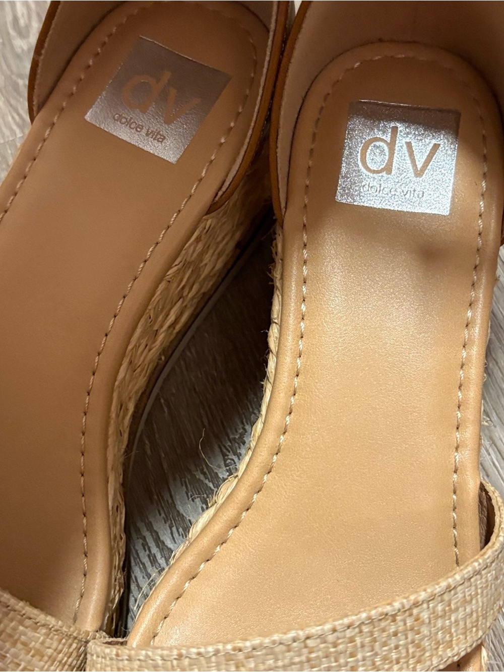 DV Dolce Vita Breanne  Sz 7.5 Espadrille Platform Ankle Strap Sandals Boho - Picture 8 of 9